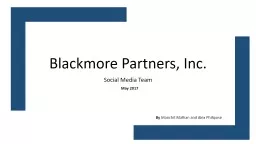 Blackmore Partners, Inc.