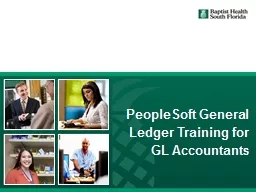 PeopleSoft General Ledger Training for GL Accountants
