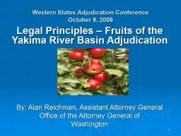 1 AWRA Washington State Conference
