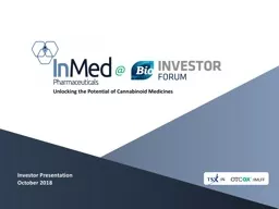 Investor Presentation October 2018
