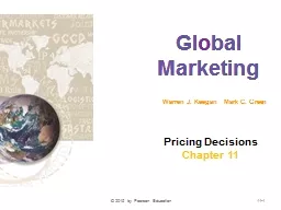 Global Marketing Warren J. Keegan   Mark C. Green