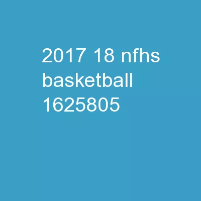 2017-18 NFHS BASKETBALL