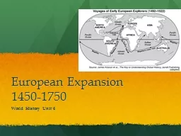 European Expansion 1450-1750