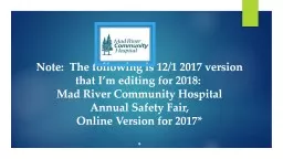 Mad River Community Hospital