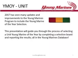 YMOY - UNIT 2017 has seen many updates and