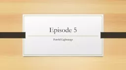Episode 5 Fateful Lightnings