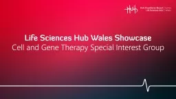 Life Sciences Hub Wales Showcase