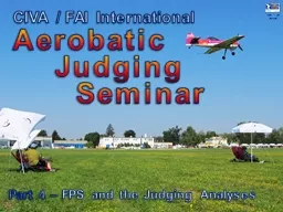 Aerobatic     Judging       Seminar