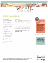 Skillet Lasagna Ingredients