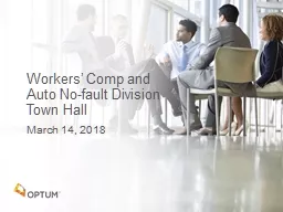 March 14, 2018 Workers’ Comp and Auto No-fault
