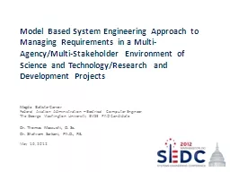 Model Based System Engineering Approach