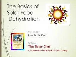 The Basics of Solar Food