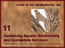 11 Sustaining Aquatic Biodiversity and Ecosystem Services