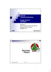 pe lab FDA Software Engineering Design Patterns Exampl