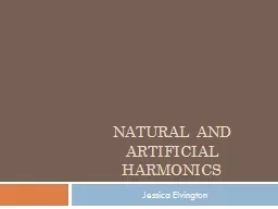 Natural and artificial harmonics