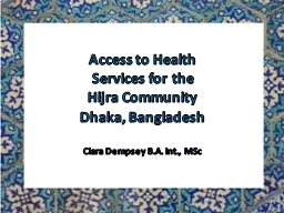 Access to Health Services for the