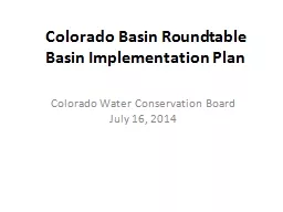 Colorado Basin Roundtable