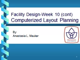 1 Facility Design-Week 10 (