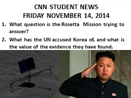 CNN STUDENT NEWS FRIDAY NOVEMBER 14, 2014