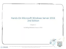 Hands-On Microsoft Windows Server 2016