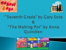 ‘”Seventh Grade” by Gary Soto