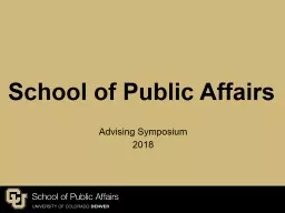 School of Public Affairs