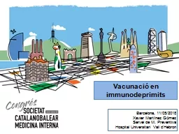 Vacunació en  immunodeprimits