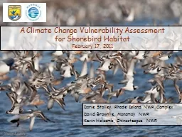 A Climate Change Vulnerability Assessment