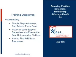 Training Objectives Understanding
