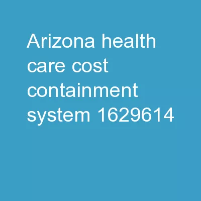 Arizona Health Care Cost Containment System