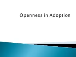 Openness in Adoption   