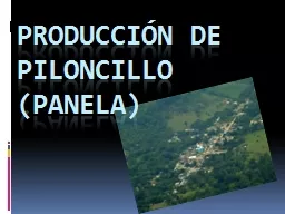 PRODUCCIÓN DE PILONCILLO