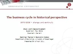 The business cycle in historical perspective