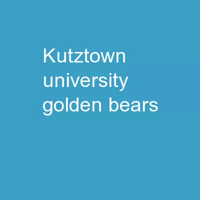 Kutztown University  Golden Bears
