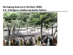Reshaping America in the Early 1800s