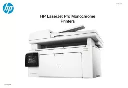 HP LaserJet Pro Monochrome Printers