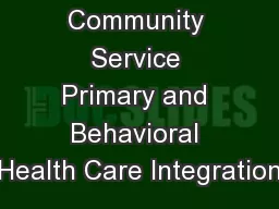 Alaska Island Community Service Primary and Behavioral Health Care Integration