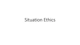Situation Ethics The Social Context