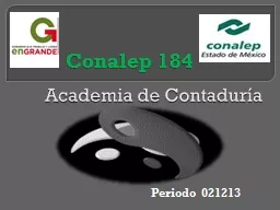 Academia de Contaduría Periodo 021213