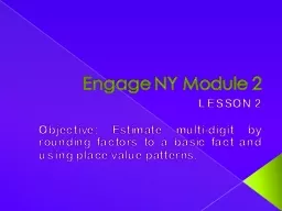 Engage NY Module 2 LESSON