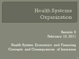Health Systems Organization