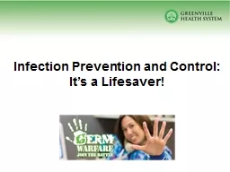 Infection Prevention and Control: