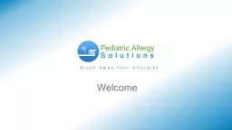 Welcome PROBLEM – Pediatric Allergies
