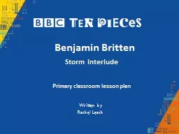 Benjamin Britten  Storm