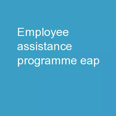 Employee  Assistance  Programme (EAP)
