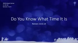 Do You Know What Time It Is