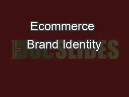 Ecommerce Brand Identity