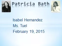 Isabel Hernandez Ms. Tuel