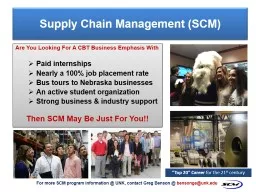 Supply Chain  Management (SCM)