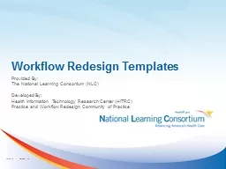 Workflow Redesign Templates